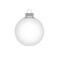 Whitehurst Large Transparent Glass Christmas Ball Ornaments - 6" (150mm) - Clear -2ct